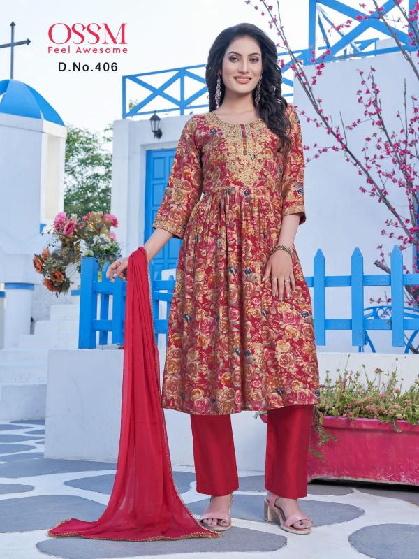 Ossm Mannat Vol 4 Styles Chanderi Designer Exclusive Readymade Collection